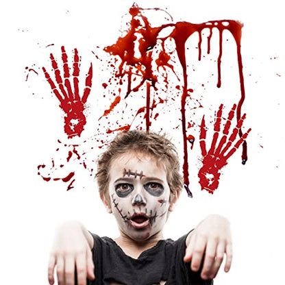 2.1oz Fake Blood Spray, Blood Splatter, Halloween Liquid Blood for Clothes, Zombie, Vampire and Monster SFX Makeup & Theater,Dark - color: fake blood dark