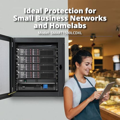 Eaton Tripp Lite SMART1500LCDXL 1500VA 2U Rack Mount UPS Extended Run 900W - size: 1500VA / Expandable, style: Rack Mount