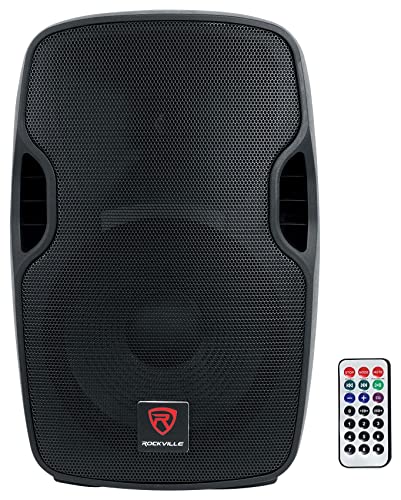 Rockville BPA12 12" Professional Powered DJ PA Speaker, with Bluetooth