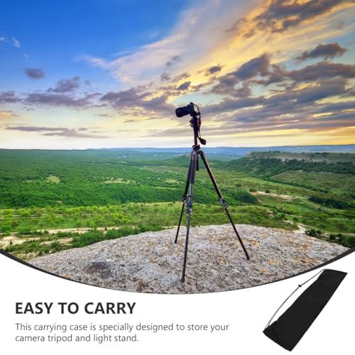 Amosfun Tripod Carrying Case Tripod Storage Bag for Camera Light Stand and Photographic Equipment Drawstring Organizer with Shoulder Strap Portable for Outdoor Photography 5 Pack