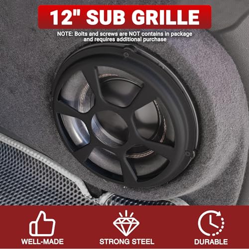 12'' Speaker Grill Cover 12 Inch Diameter Iron Subwoofer Grill Cover - size: 12‘’ Speaker Grill