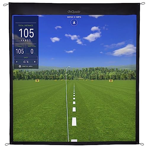 GoSports Golf Simulator Impact Screen - Choose 6.5 ft x 7 ft or 9 ft x 7 ft - style: 6.5 ft x 7 ft