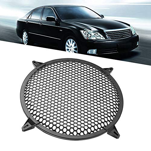 GOTOTOP Plastic Mesh Cover Subwoofer Speaker Guard 6inch/8inch/10inch/12inch, from Cuts, Tears, Dents, Air Pollution, for Car Audio Decoration (12 inch) 12” Speaker Cover Grill - size: 12 inch, style: 12 inch