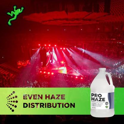 Froggy's Fog Pro Haze High-Performance Haze Fluid for Hurricane Haze 2 and Other Haze Machines, Water-Based Hazer Fluid, 1 Gallon (Pack of 4) - size: 1 Gallon (Pack of 4)