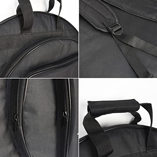 Tosnail 22" Cymbal Gig Bag with Carry Handle, Durable Shoulder Straps and Double Pockets, Great for Dust-Proof Storage - size: 22 Inches