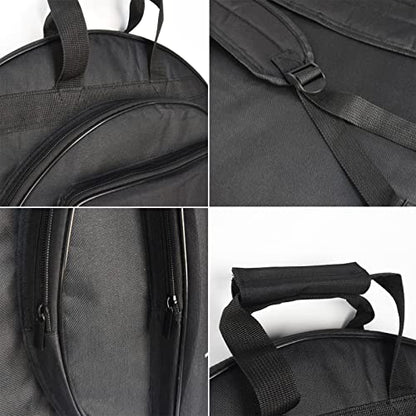 Tosnail 22" Cymbal Gig Bag with Carry Handle, Durable Shoulder Straps and Double Pockets, Great for Dust-Proof Storage - size: 22 Inches