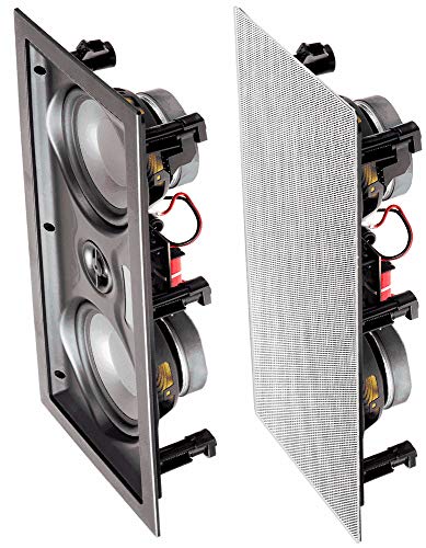 OSD Audio IW525 5.25-Inch in-Wall LCR Center Channel Speaker, 150W, Single | Use as a Left, Center or Right Channel Speaker for Home Theater Surround Sound with Clear Dialogue and Balanced Performance.
