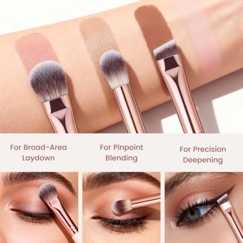 14 PCS Professional Makeup Brushes, Makeup Brush Set, Foundation Powder Blending Concealer Eyeshadows Blush Cosmetics Brushes,Versatile Face Make Up Tools For Liquid, Cream, Loose(Pink) - color: 14Pcs-Pink