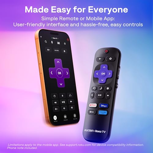Aurzen Roku TV D1R air USB-C Powered Smart Portable Outdoor Projector White | Roku TV Built-in, WiFi & Bluetooth, Power Bank Supported, Native 1080P, DoIby Audio, Overhead Projector for Home & Outdoor