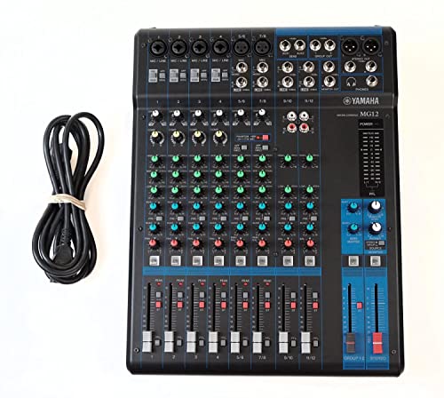 Yamaha MG12 12-Input 4-Bus Mixer - size: 12-Input, style: Standard Mixer