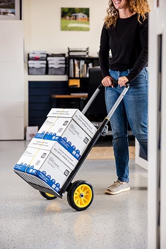 Gorilla Heavy Duty Steel Hand Truck, 400 lb. Capacity, Telescoping Handle | Steel hand truck with a telescoping handle for homeowners and small business owners moving boxes, appliances and equipment.