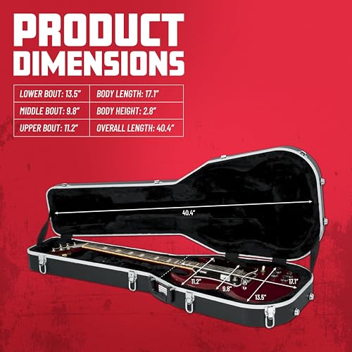 Gator Cases Lightweight ABS Molded Hardshell Case for SG Style Guitars, (GC-SG) - style: Sg