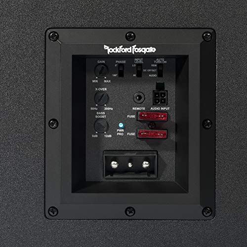 Rockford Fosgate Punch P300-10 Amplified 10" Subwoofer in Enclosure | All-in-One, Single Sub, Sealed and Powered by an Internal 300-Watt Amplifier - size: 10 Inches