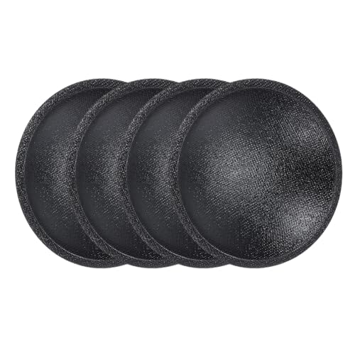 MECCANIXITY 4 Pcs Speaker Dust Cap 45mm/1.8" Outer Diameter Oiled Cloth Cap Dome Cap Subwoofer Coil Cover Caps for Speaker Accessories Repairing - size: 45 mm
