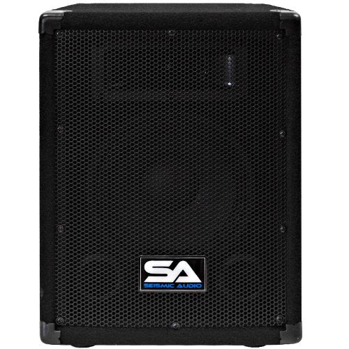 Seismic Audio - Pair of 8" PA DJ Pro Audio Band Speakers 150 Watts - Use as a Main or a Monitor - Karaoke - size: Pair