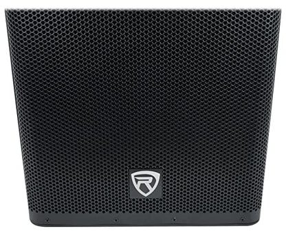 Rockville DX15 2000W 15” Powered PA Speaker, 2-Channel Mixer, XLR & 1/4” Inputs, Dual-Angle Pole Mount, Stage Monitor Angle, Perfect for Live Sound, Events, Venues & DJs | 2000W Peak/500W RMS, 1000W Program, XLR/1/4" Mic and Line Inputs, XLR Output, Built
