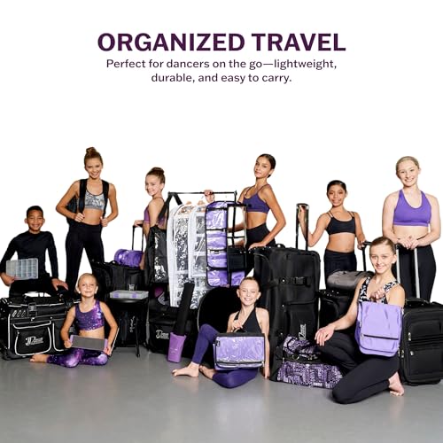 Dream Duffel Medium Garment Cubes, Costume & Accessory Storage with Multiple Pockets, Space-Saving Organiser for Dance & Travel, 3-Pack - size: Medium