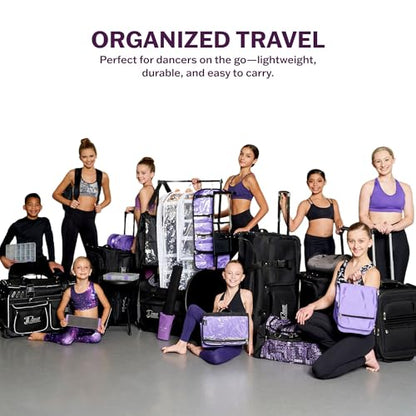Dream Duffel Medium Garment Cubes, Costume & Accessory Storage with Multiple Pockets, Space-Saving Organiser for Dance & Travel, 3-Pack - size: Medium