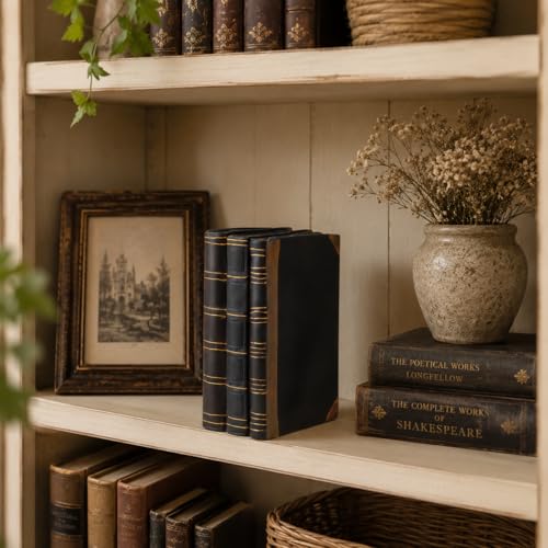 Decorative Books Coffee Table Books Decor - Resin Retro Classical Fake Decorative Books Set of 3 for Living Room, Office, Mantle Shelves Decor 4.2 * 2.7 * 6.2 Inch Guichifun | Resin Retro Classical Fake Books, Living Room Office Mantle Shelves Decor 4.2 *