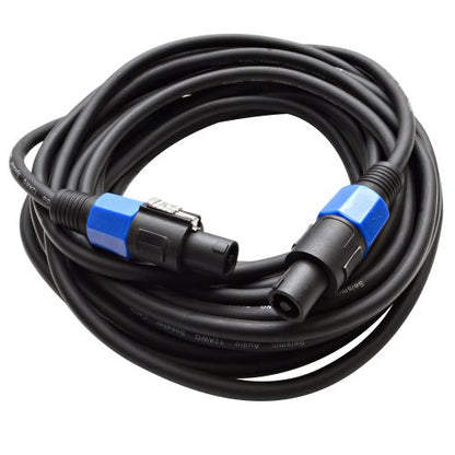 Seismic Audio TW12S35Pair 12 Gauge 35-Feet Speakon to Speakon PA/DJ Speaker Cable - size: 35 Feet