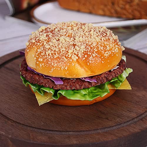 Artificial Hamburger Faux Burger Realistic Fake Food Bread Model