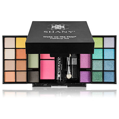 SHANY 'Woke Up Like This' Makeup Kit - Eye Shadows, Blushes, Mascara, and Applicators - color: WOKE UP LIKE THIS, size: 26 Piece Set