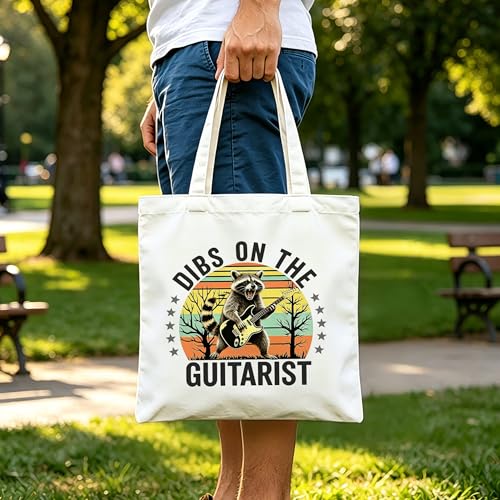 Aesthetic Music Floral Tote Bag for Women, Reusable Canvas Bag with Musical & Botanical Design, Daily Use Gift - color: White-music-013
