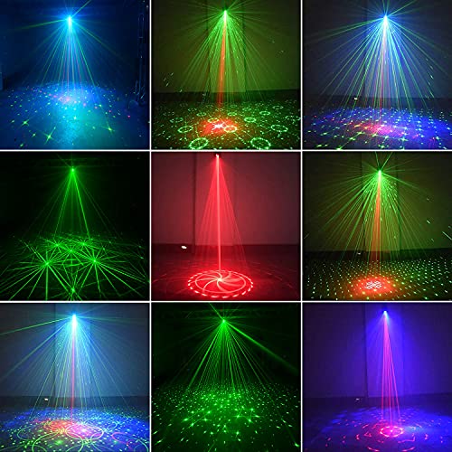 2-in-1 Disco Ball Party Lights with Remote, Sound Activated LED Strobe Light for Parties, USB Powered DJ Disco Light Projector for Room Decor, Glow Party Supplies, Birthday, Christmas, Club