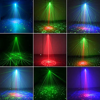 2-in-1 Disco Ball Party Lights with Remote, Sound Activated LED Strobe Light for Parties, USB Powered DJ Disco Light Projector for Room Decor, Glow Party Supplies, Birthday, Christmas, Club