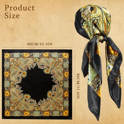 Women Pirate Costume Accessories Set|Headscarf Wrap Hat Sash Belt Cosplay Outfit With Stainless Steel Earring Necklace - style: 5 Pcs Pirate Set - Black Pirate Metal Necklace Set