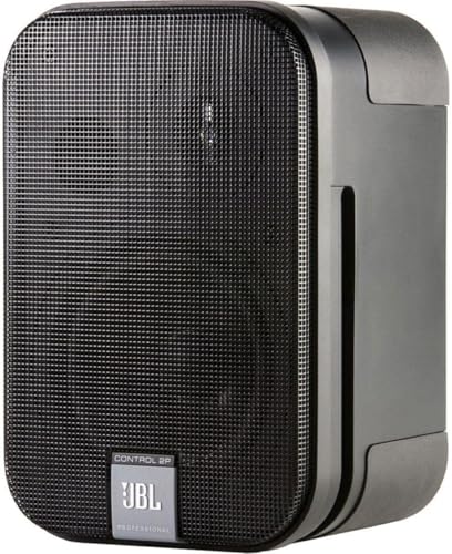JBL Professional C2PS Control 2P Compact Powered Monitor, Desktop Reference Monitors, Master and Extension Speaker Pair, 5.25” Woofer, 35 Watts, XLR, ¼” and RCA Inputs, Black - style: Master + Extension speaker
