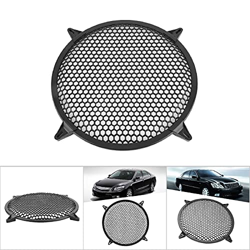 GOTOTOP Plastic Mesh Cover Subwoofer Speaker Guard 6inch/8inch/10inch/12inch, from Cuts, Tears, Dents, Air Pollution, for Car Audio Decoration (12 inch) 12” Speaker Cover Grill - size: 12 inch, style: 12 inch