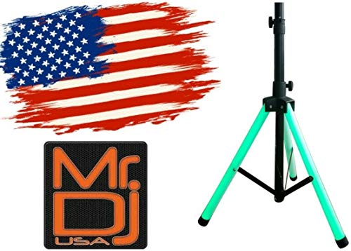 MR DJ Universal 6' Adjustable Variable LED Lights Tripod DJ Speaker Stand