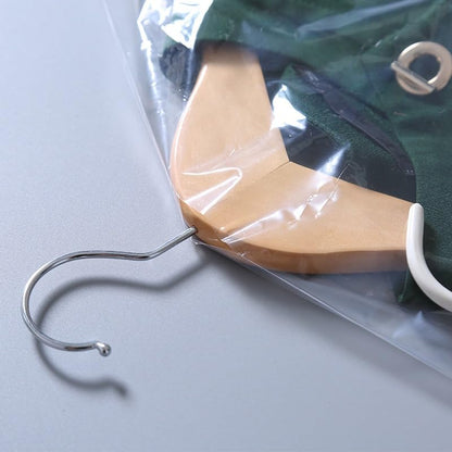 20 Pack (18x 28In) Plastic Clear Clothes Covers,For children's clothes，Dry Cleaners Bags Hanging Clothing Covers Clear Garment Bags Hanging Dust-proof Clothing Protector Covers. - size: 18*28