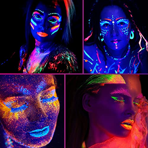 66ft/20M LED Black Light Strip Kit, 1200 Units Lamp Beads, 385nm-400nm, 12V Flexible Blacklight Fixtures, 20M LED Ribbon, Non-Waterproof for Indoor, Birthday, Dark Party, Halloween, Christmas
