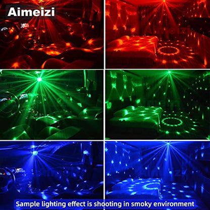 Disco Ball Light, Party Favors & Decorations, USB LED Mini Sound Activated DJ Dance Colourful RGB Strobe Lamp for Home Room Dance Karaoke Xmas Halloween Happy Birthday Wedding Club Show