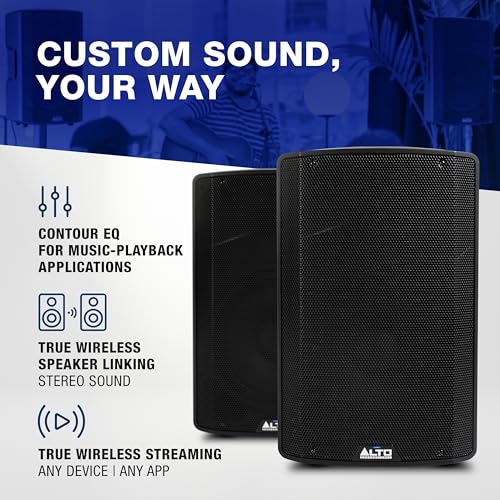 ALTO TX412B 600W 12" Battery PA Speaker - size: 412B