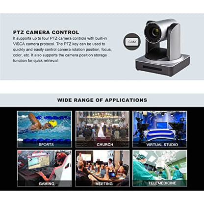 CINETREAK C1 4*HDMI Video Mixer Switcher with 5inch Screen livestream Video Mixer H.264 Recorder with PTZ Camera Control Broadcast switcher Live Production Mixer for OBS,Vmix,YouTube,Ins - style: Cinetreak C1