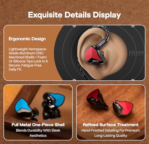 Linsoul ZiiGaat x Fresh Reviews Arete II 2nd 1DD+4BA Hybrid in Ear Monitor - color: Blue