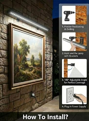 36W LED Wall Washer Light | 5000K Linear LED Light Bar | 10×60° Wide Beam, 4000+ Lumens, IP65 Waterproof 120V Outdoor Wall Washer for Signs, Billboards, Buildings & Landscape