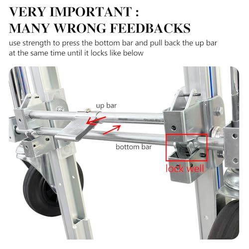 Silver Convertible Hand Truck Dolly Cart with Wheels Heavy Duty, 1000 Lbs Capacity, 2 Straps for Moving Furniture/Appliance/Carton/Warehouse/Office/Easy to Follow Video to Install - color: Silver