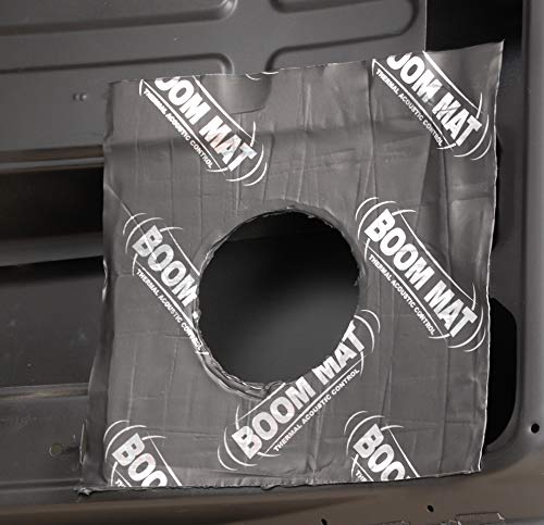 Design Engineering DEI 050371 Boom Mat Speaker Baffles, 6" x 8" Oval Slim (Pack of 2) - size: 6" x 8", style: Oval Slim