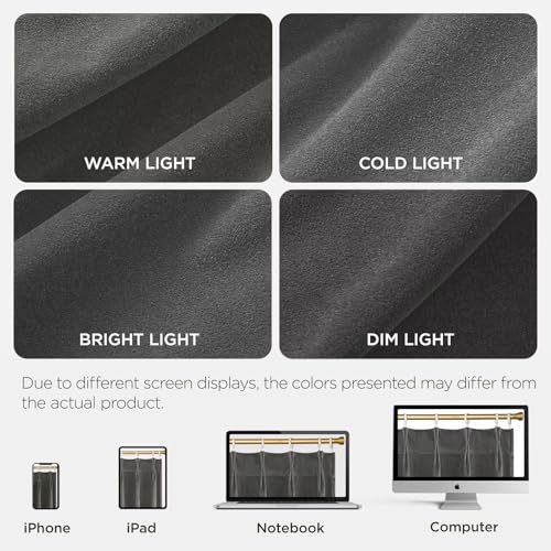 Joydeco Pinch Pleated Velvet Curtains 96 Inch Long 2 Panel Set,Grey Velvet Curtains for Bedroom Living Room, Thermal Insulated Back Tab Blackout Luxury Drapes with Adjustable Hooks (40”W x96”L,Grey) - color: Grey, size: 40"W x 96"L (Pack of 2)