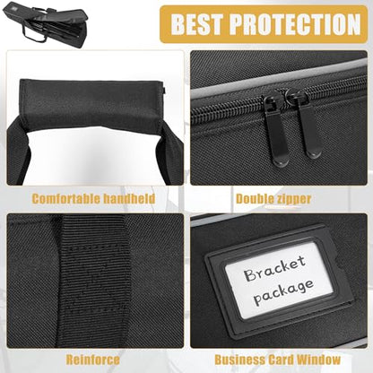 Multifunctional Tripod Bag 40 X 7 X 7 Inches / 101.5 X 18 X 18 cm Heavy Duty Tripod Carrying Case with Handle for Lights, Speakers, Cameras, Booms, Microphone Stands, Black - size: 40 X 7 X 7 Inch