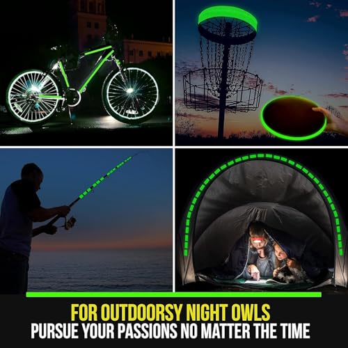 Glow in The Dark Tape 30 Ft x 1 Inch – 1 Pack for Halloween & Night Decor | Bright Glow Tape – Rechargeable, Reflective – Ideal for Stairs, Halloween, Christmas, Night Decor & Home Marking - style: Best Seller (30 Ft x 1 in)