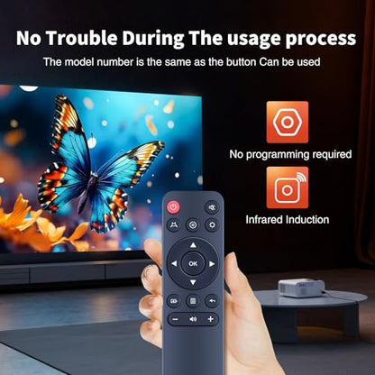 New Replacement Remote Control fit for Yaber V9 Y30 Y21 Y31 1080P Home Theater Entertainment Projector