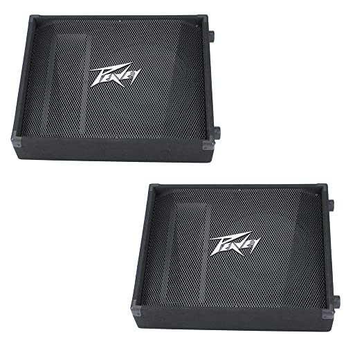 Peavey PV 12M Floor Monitor Speaker Pair 12 Inch 500 Watts 2-Way 570650