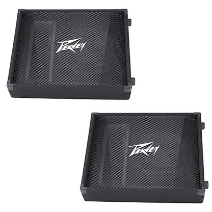 Peavey PV 12M Floor Monitor Speaker Pair 12 Inch 500 Watts 2-Way 570650
