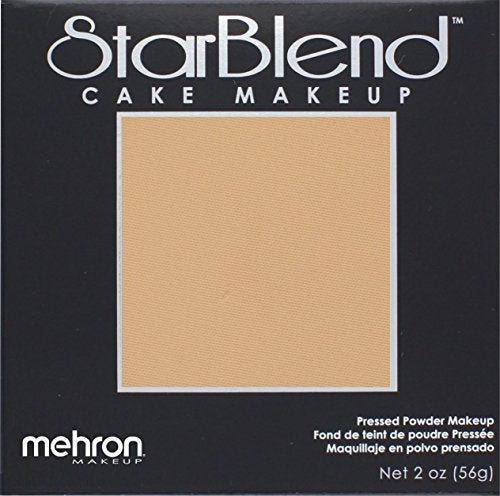 Mehron Makeup StarBlend - WARM HONEY, Wet/Dry Pressed Powder Foundation - color: Warm Honey, size: 2 Ounce (Pack of 1)