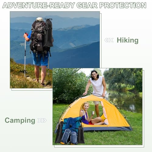 Tripod Case Bag, Nylon Tripod Storage Bag, Long Foldable Monopod Compact Carrying Organizer Pouch- Fitting for (Monopod/Light Stand/Umbrella/Travel) 24 x 6 In & 2 Pack & Black - size: 24 x 6 In